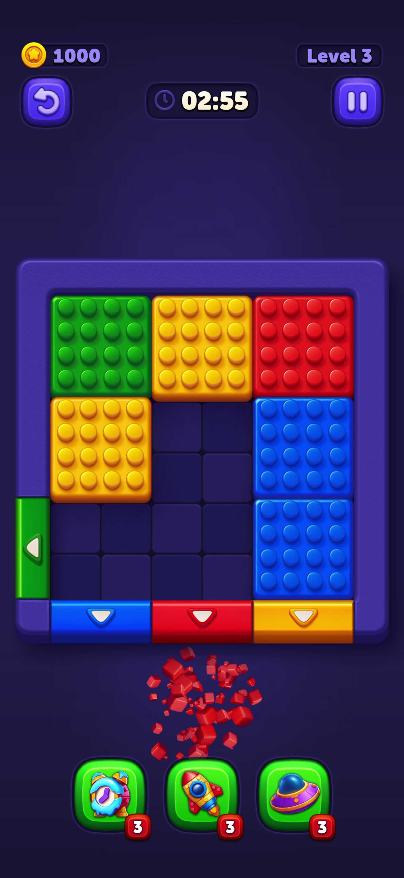 Block Out! Color Sort Puzzle — Gameplay