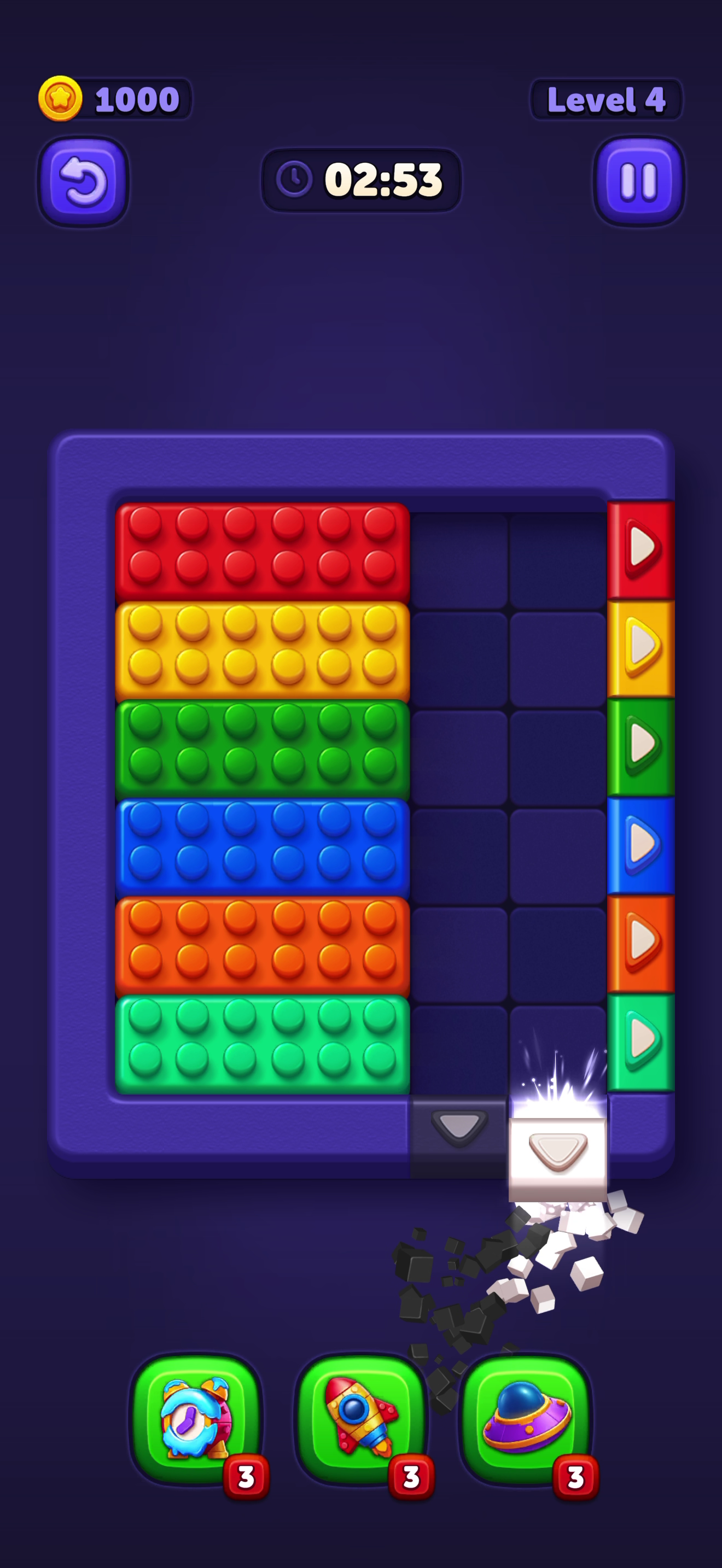 Block Out! Color Sort Puzzle — Gameplay