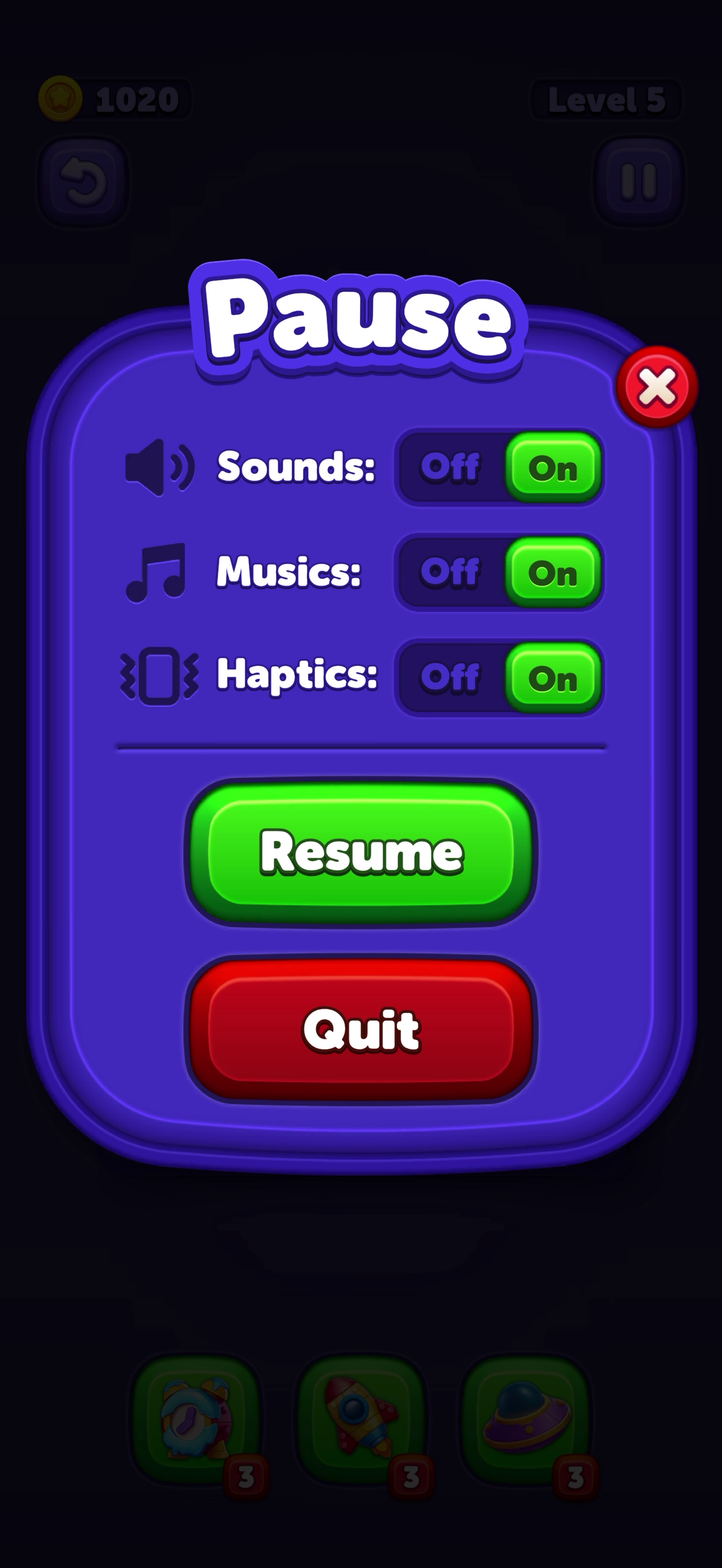 Block Out! Color Sort Puzzle — Settings