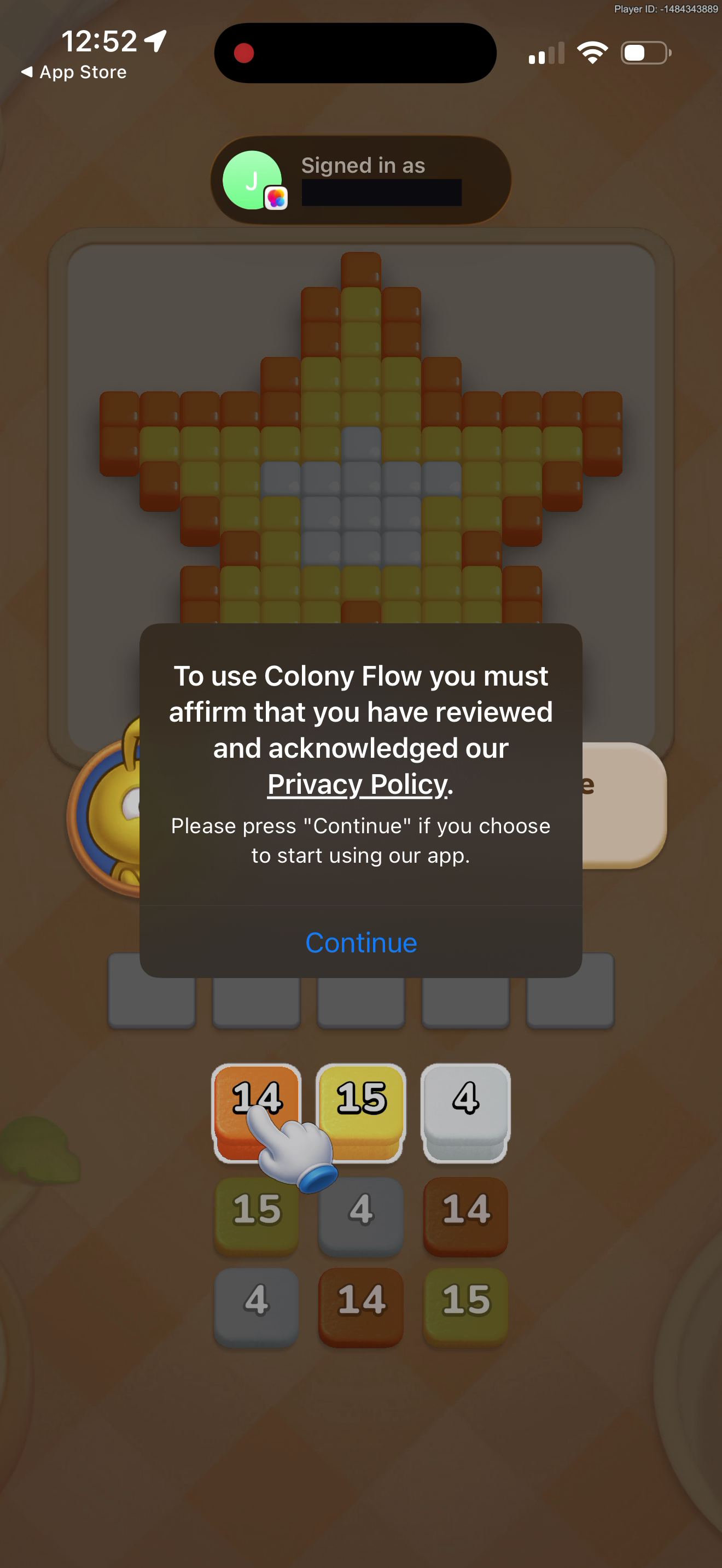 Colony Flow! — Consent & privacy