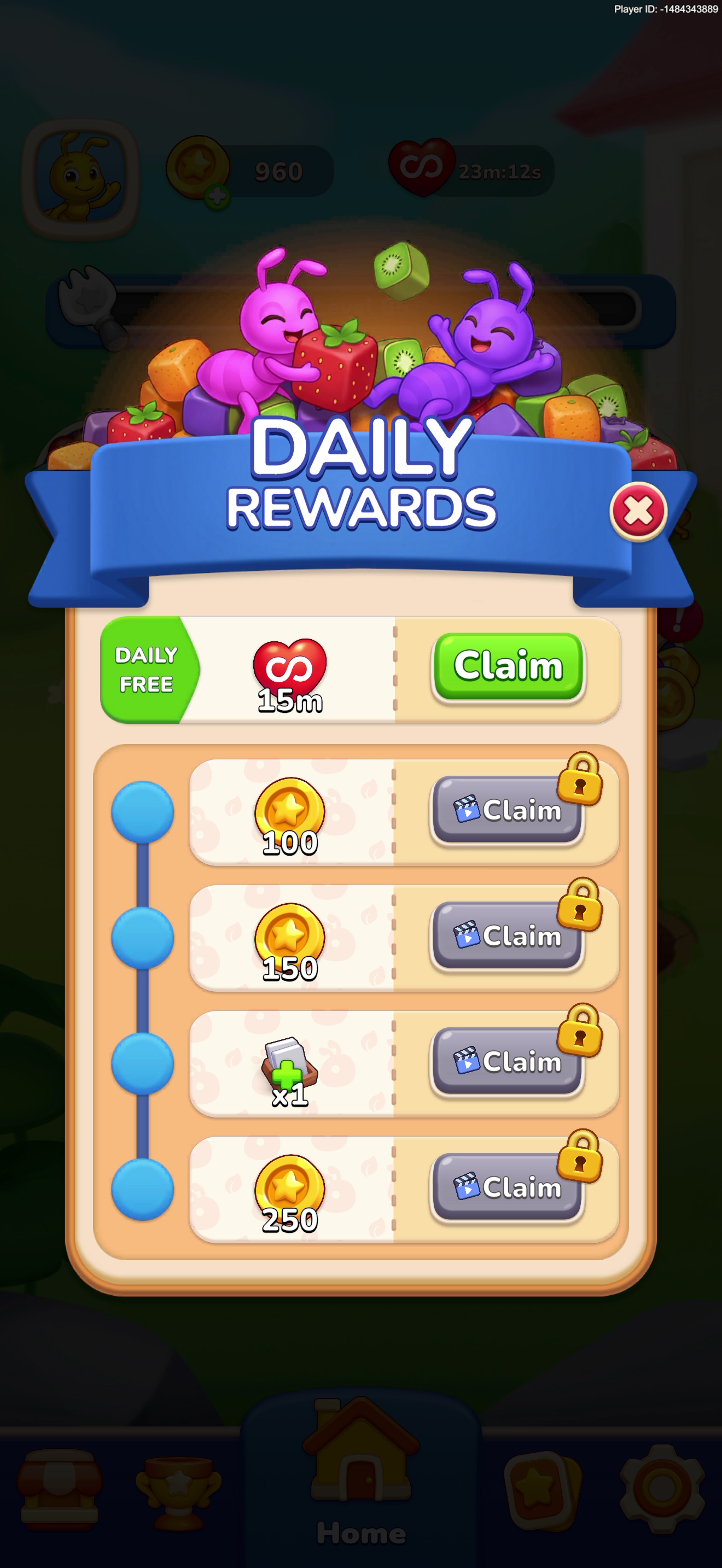 Colony Flow! — Daily rewards