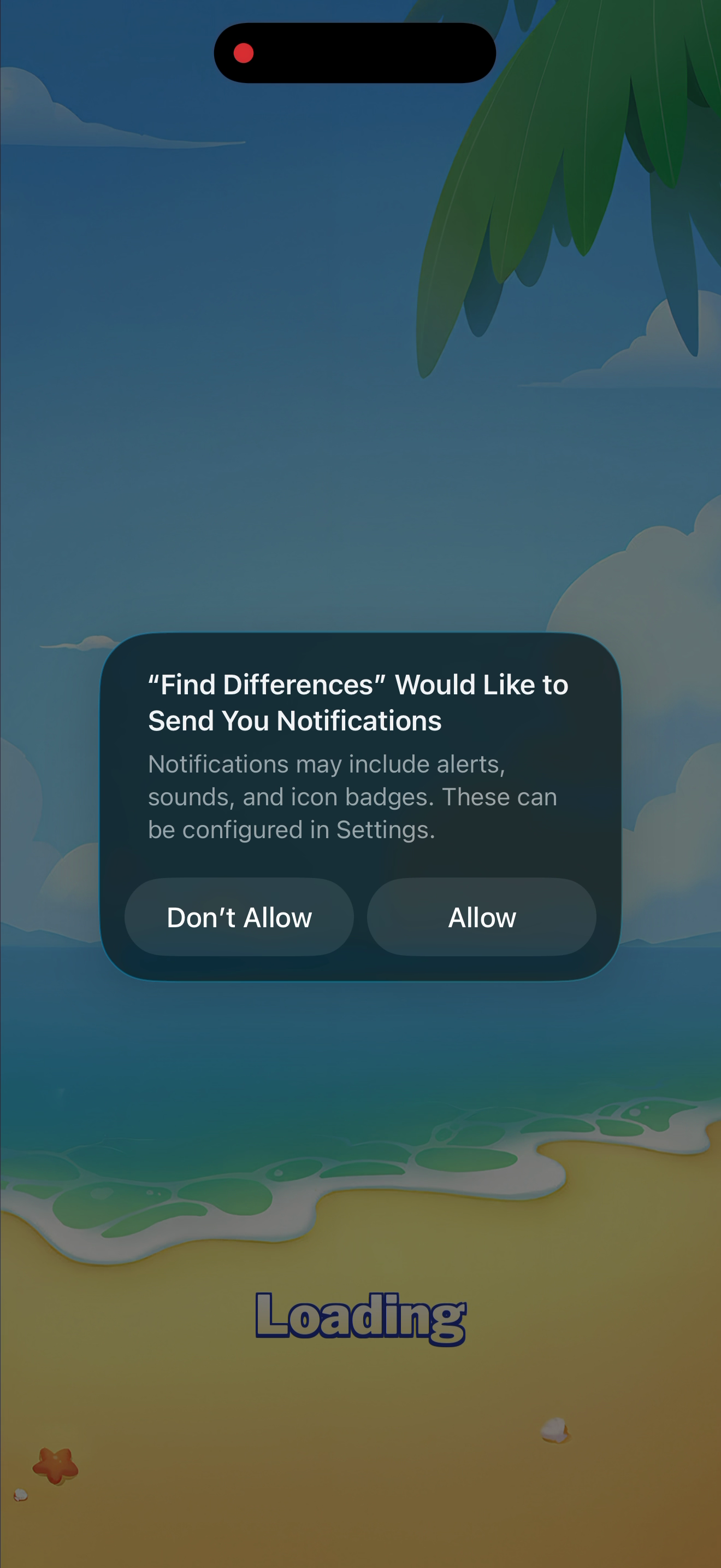 Find Differences — Notifications