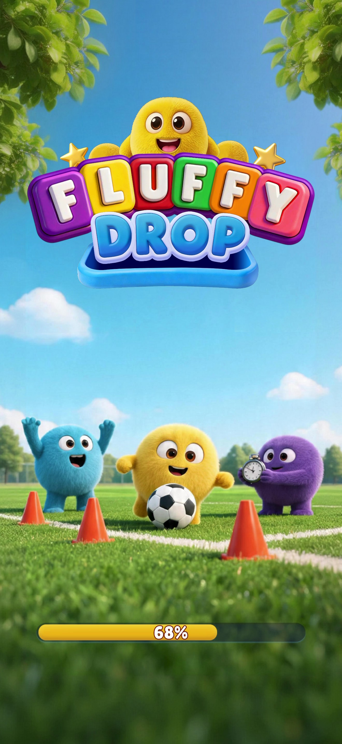 Fluffy Drop — First launch