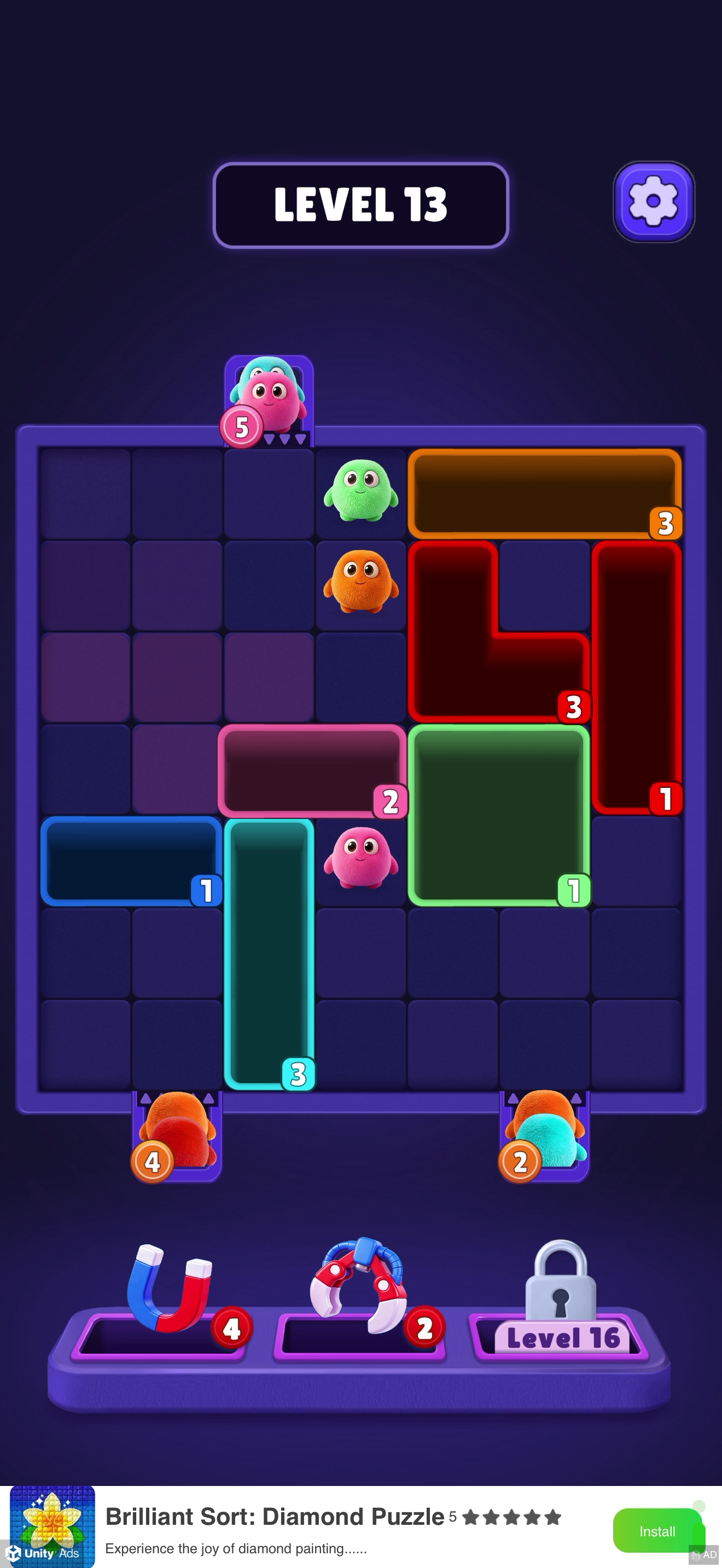 Fluffy Drop — Gameplay