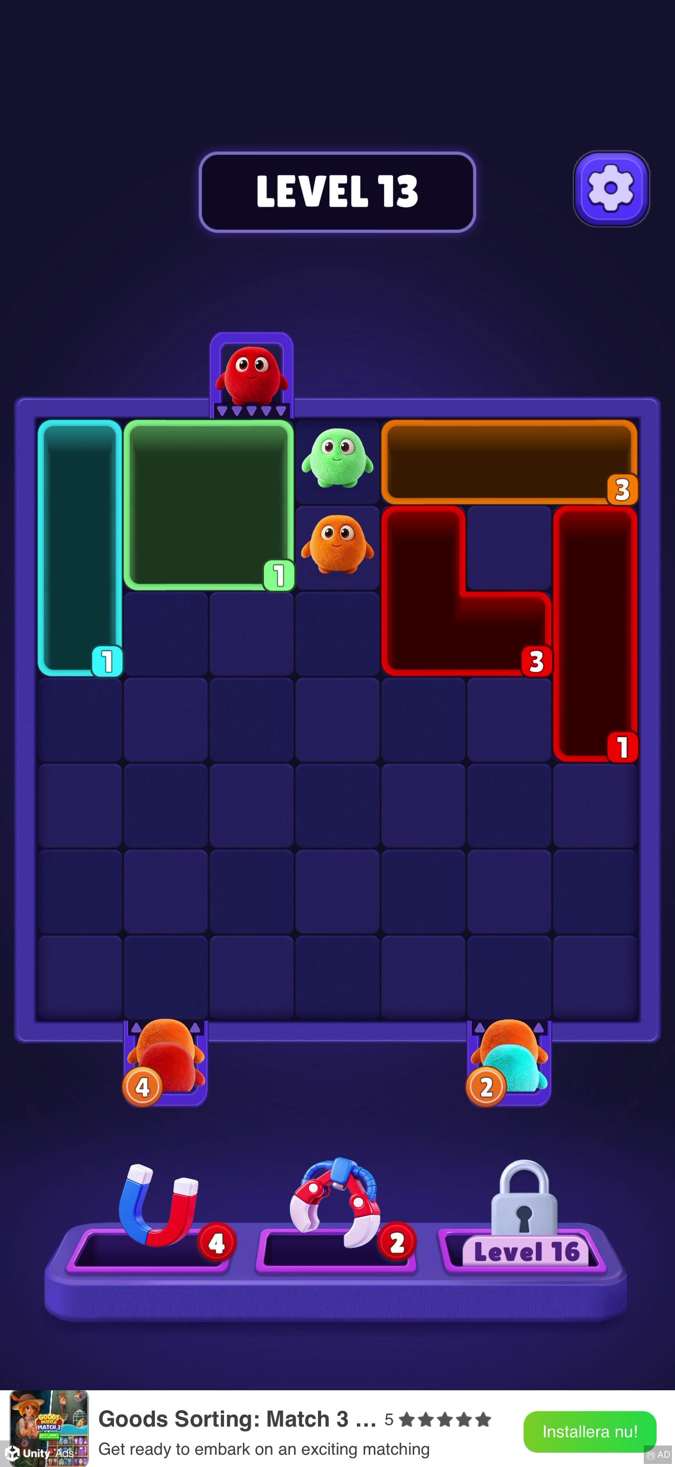 Fluffy Drop — Gameplay