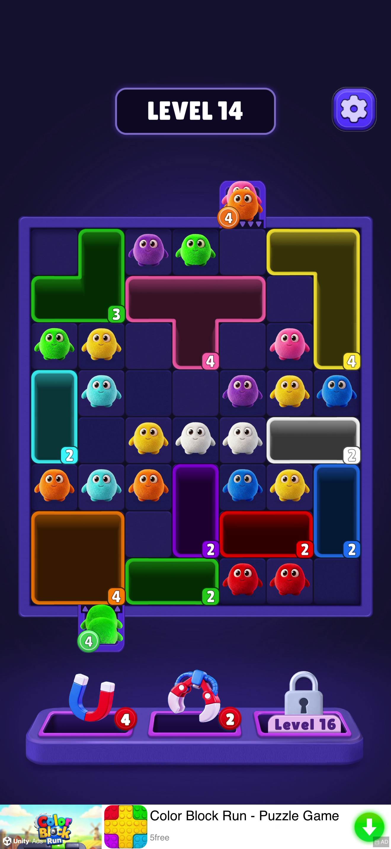 Fluffy Drop — Gameplay