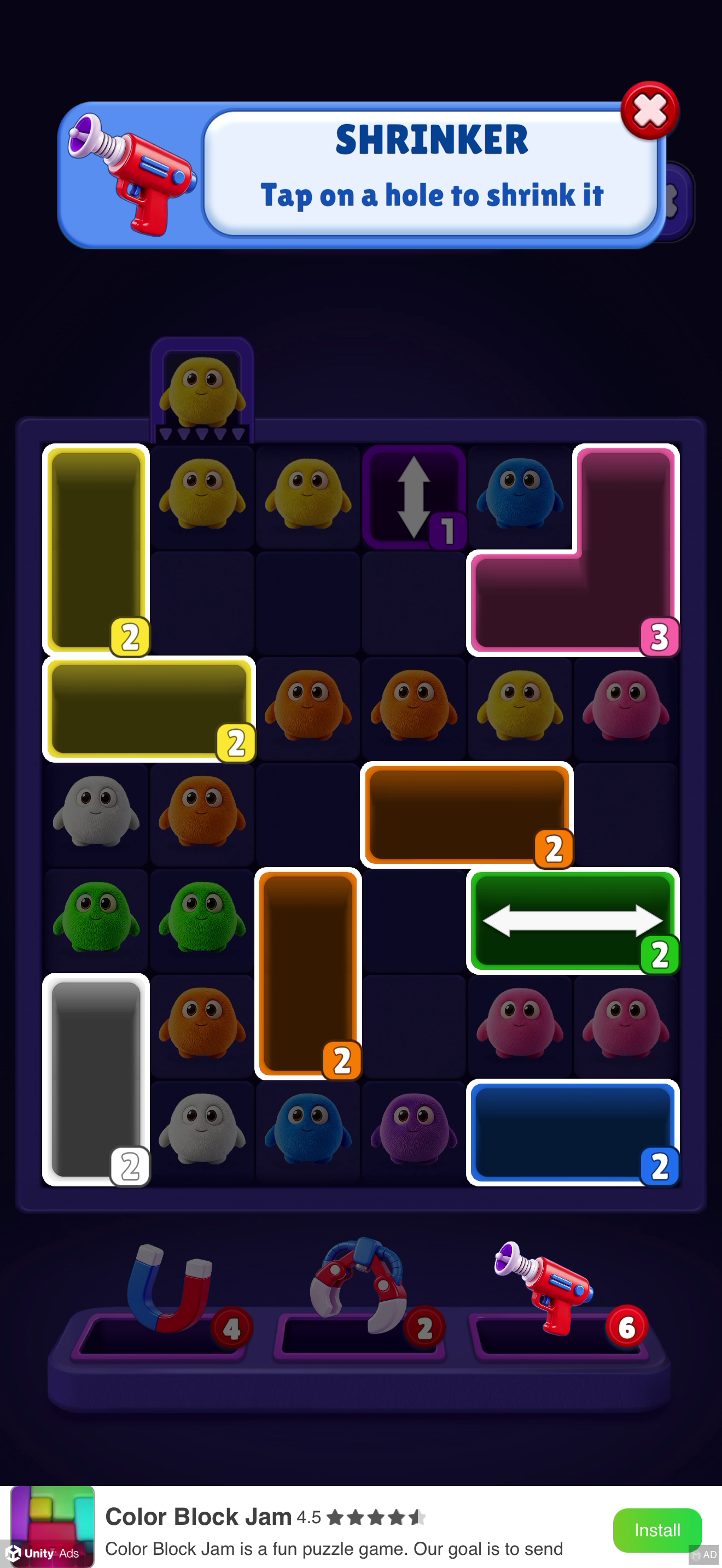 Fluffy Drop — Gameplay