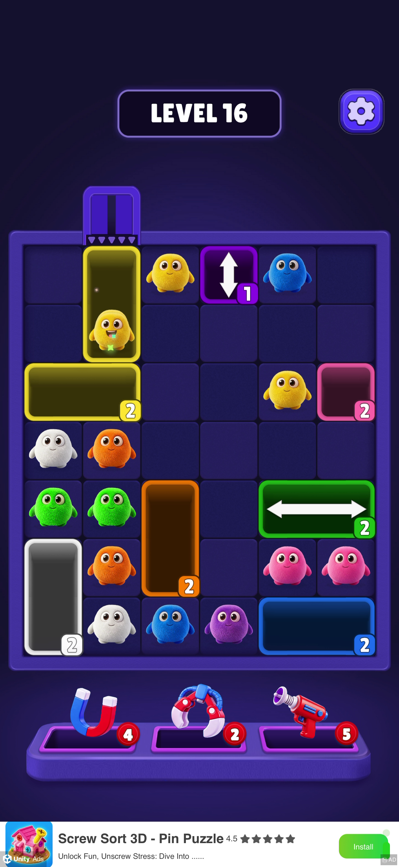 Fluffy Drop — Gameplay