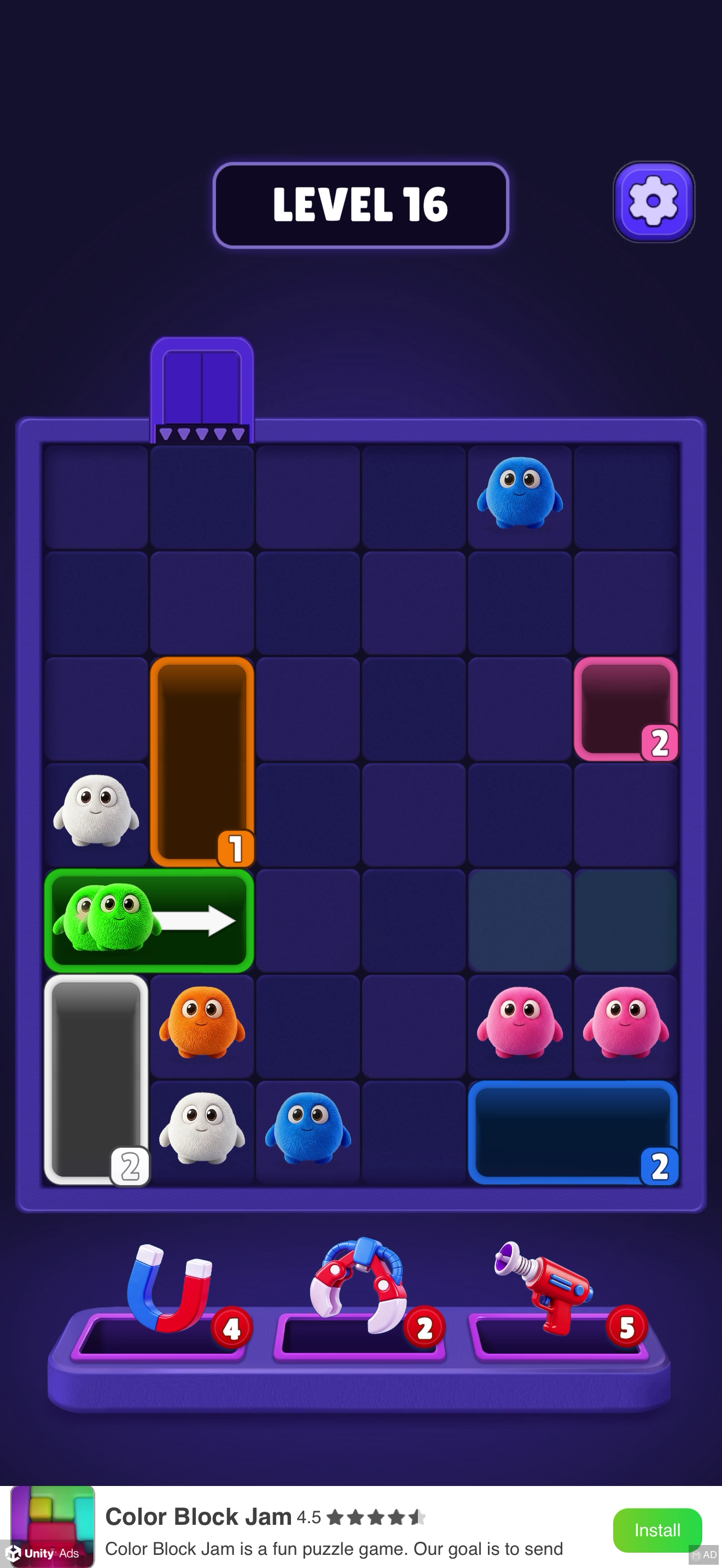 Fluffy Drop — Gameplay