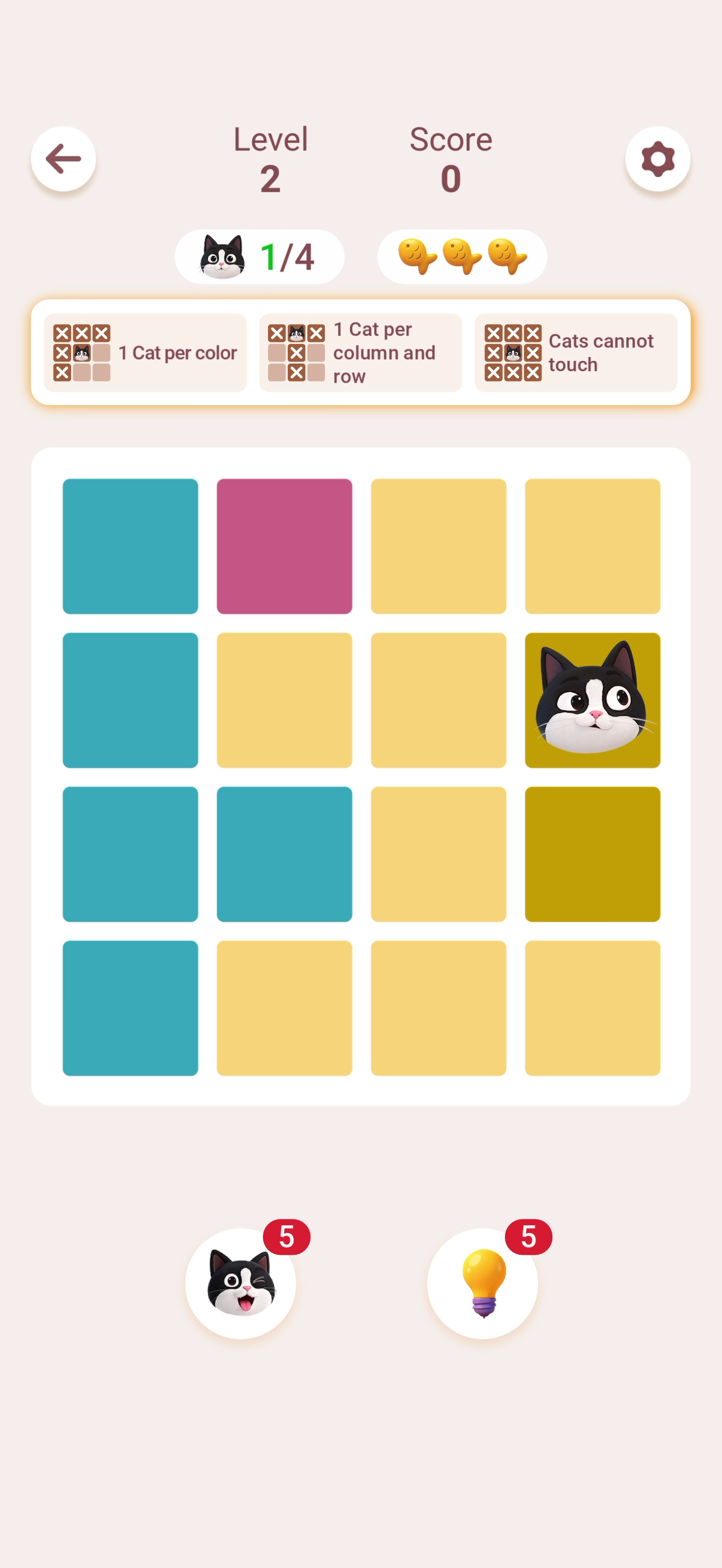 Meowdoku! — Gameplay