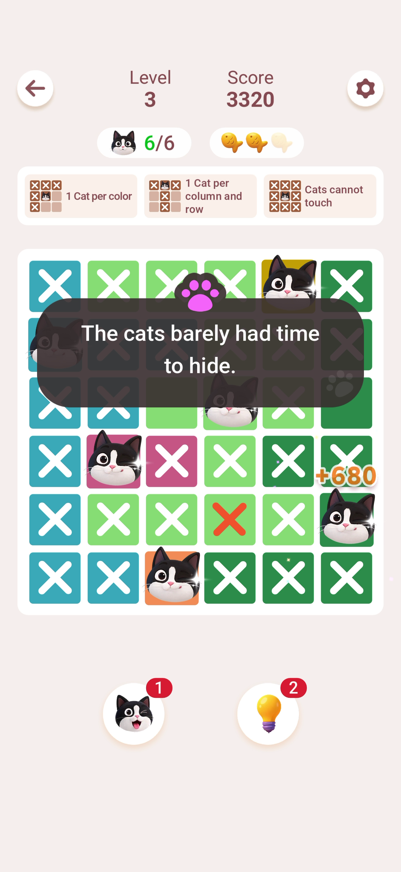 Meowdoku! — Gameplay