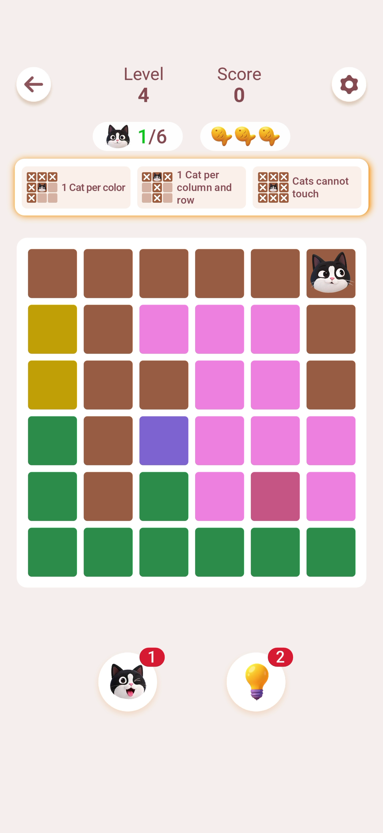 Meowdoku! — Gameplay