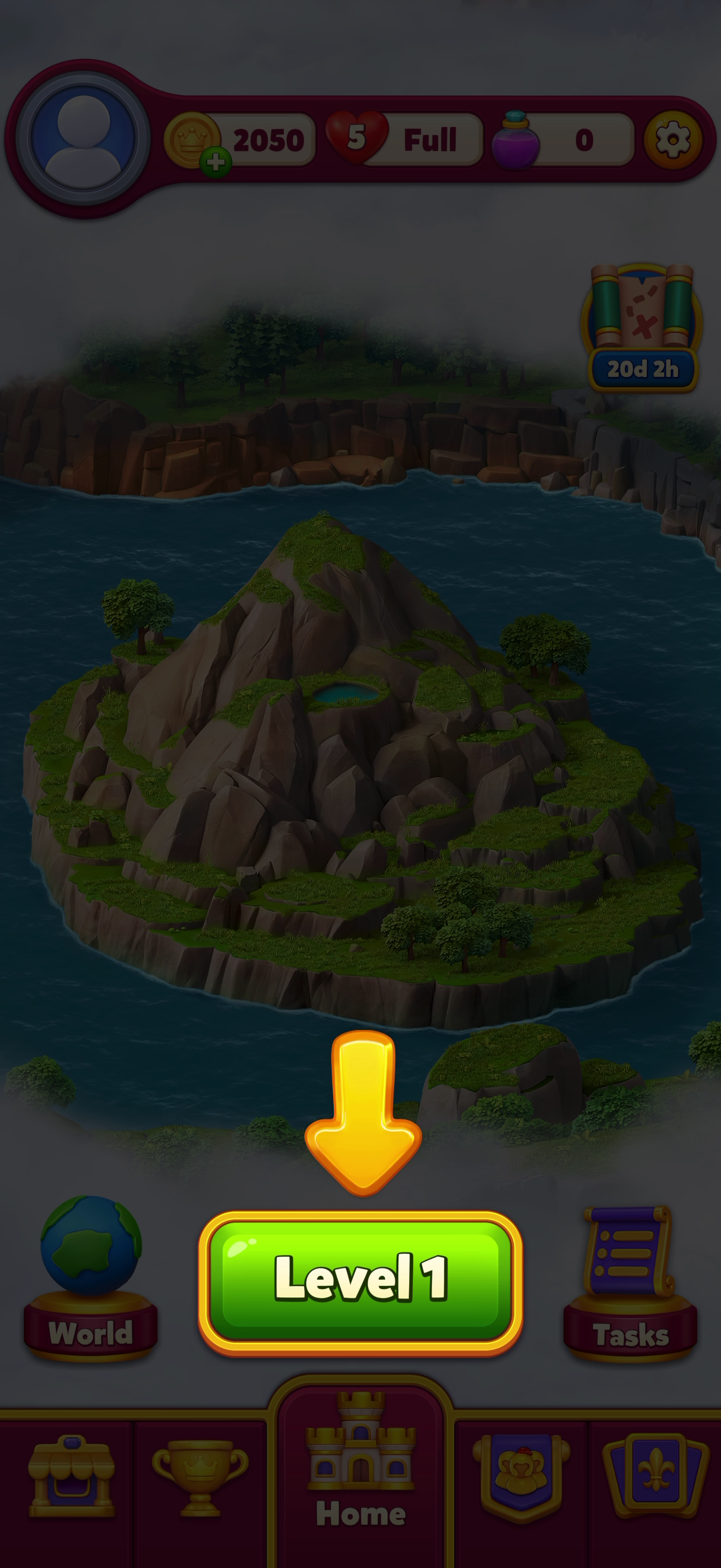 Royal Kingdom — Progression map