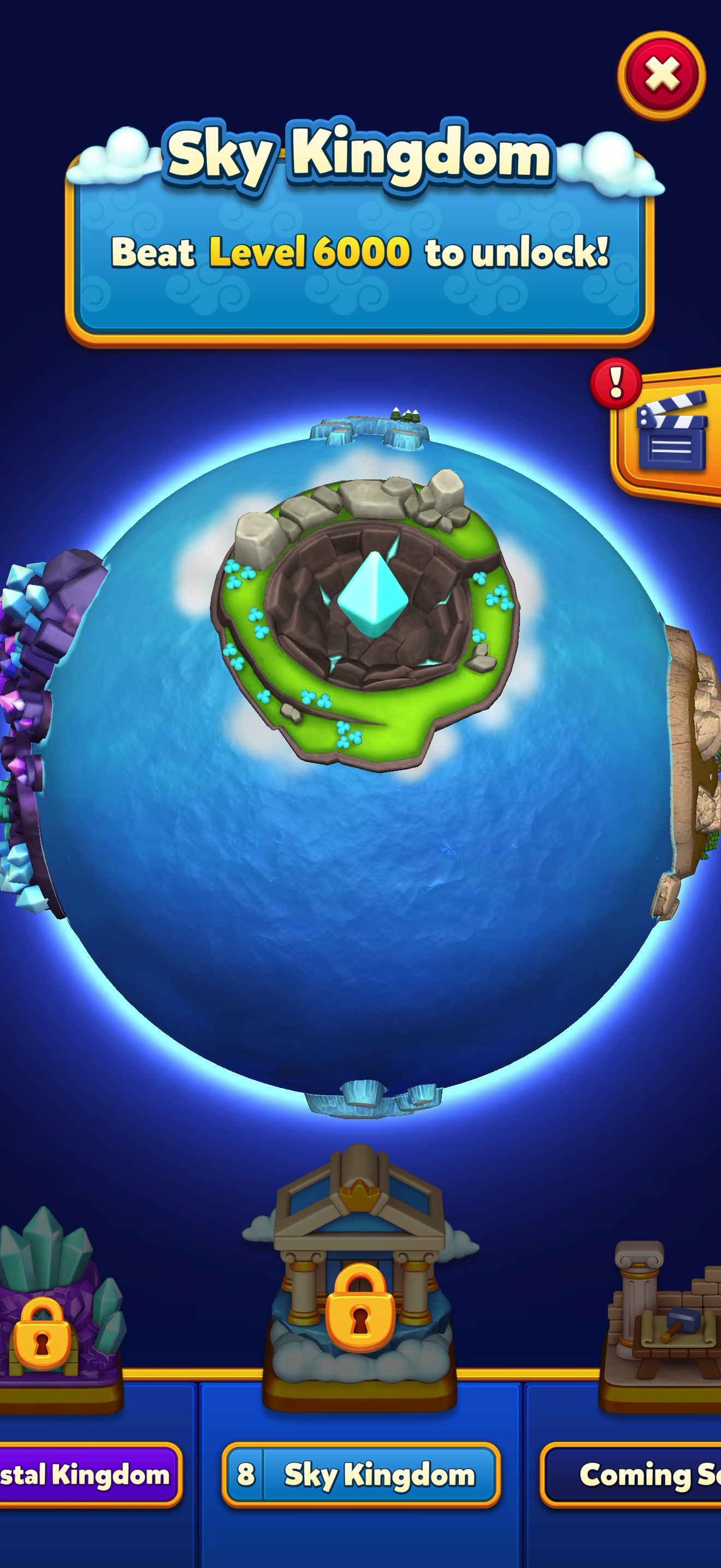 Royal Kingdom — Progression map