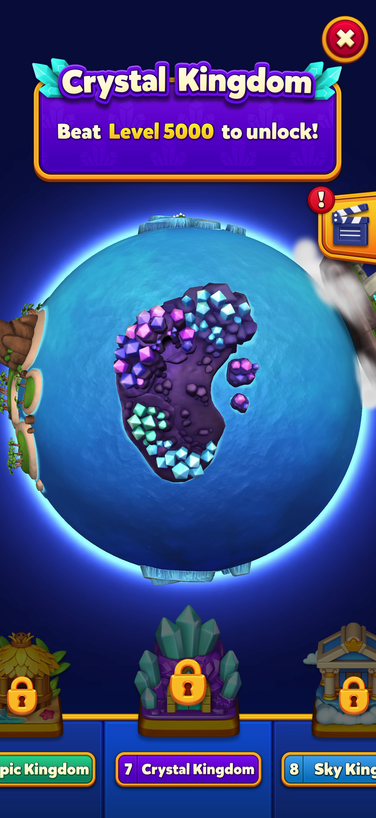 Royal Kingdom — Progression map
