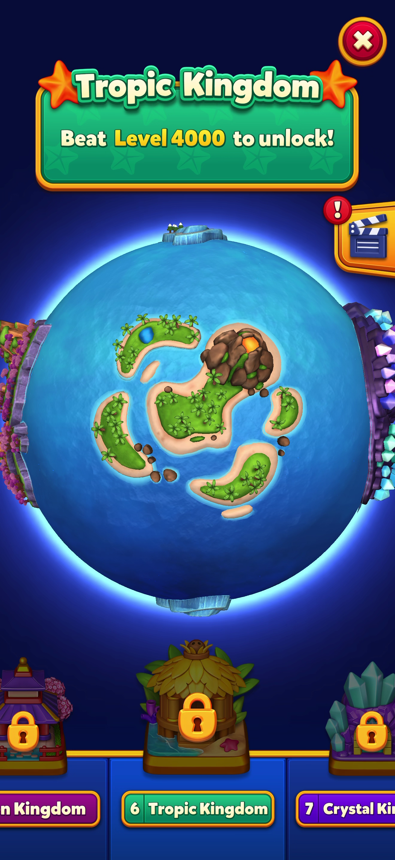 Royal Kingdom — Progression map