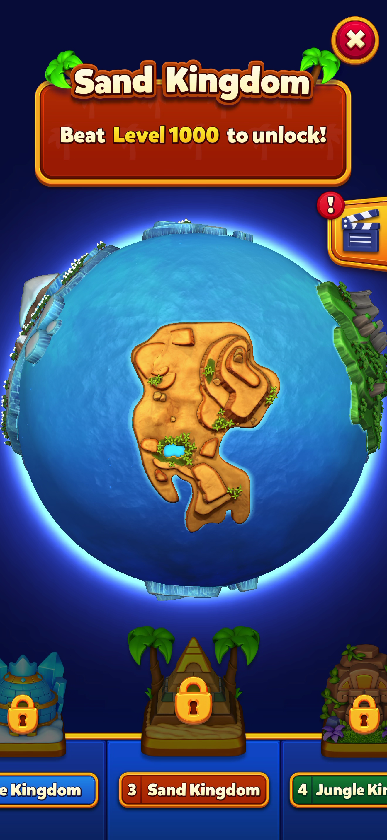 Royal Kingdom — Progression map