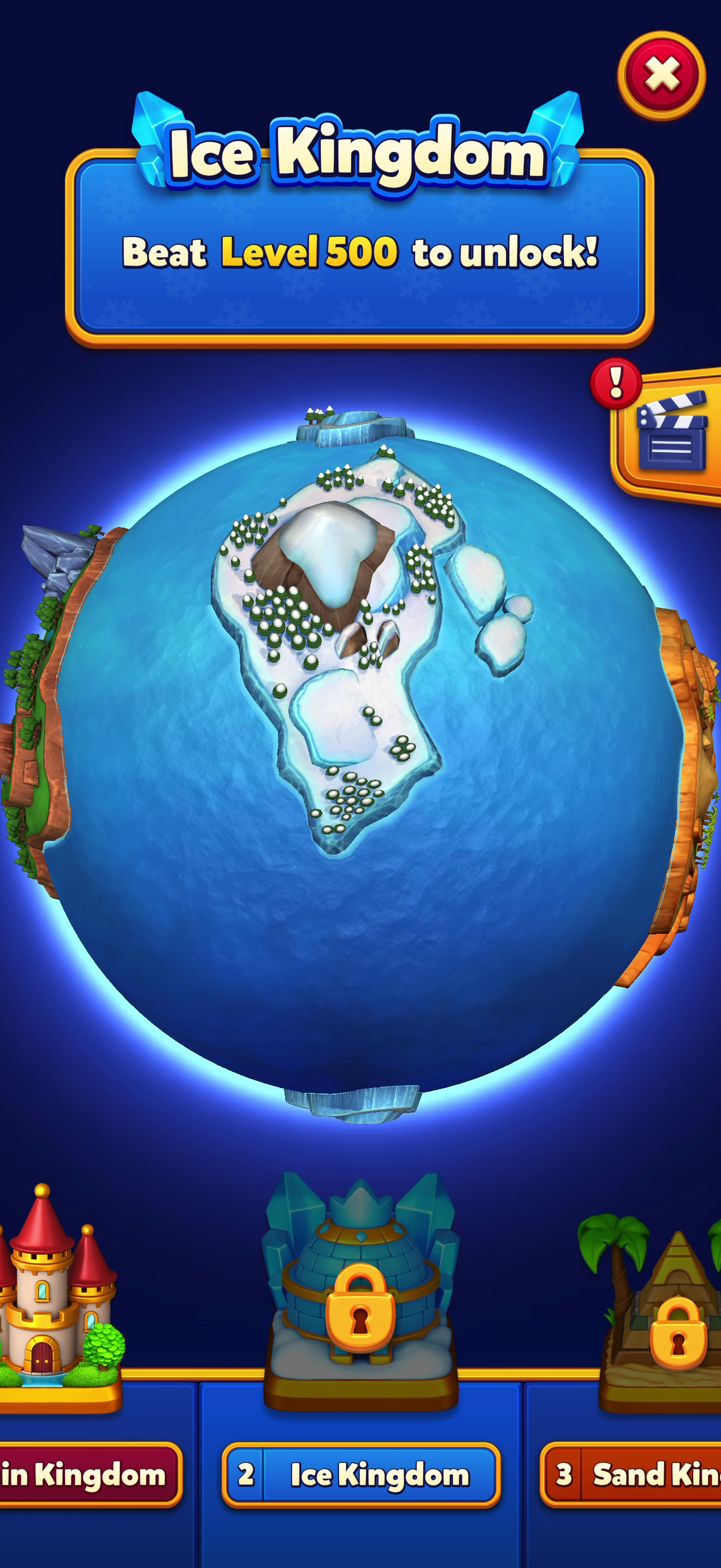 Royal Kingdom — Progression map
