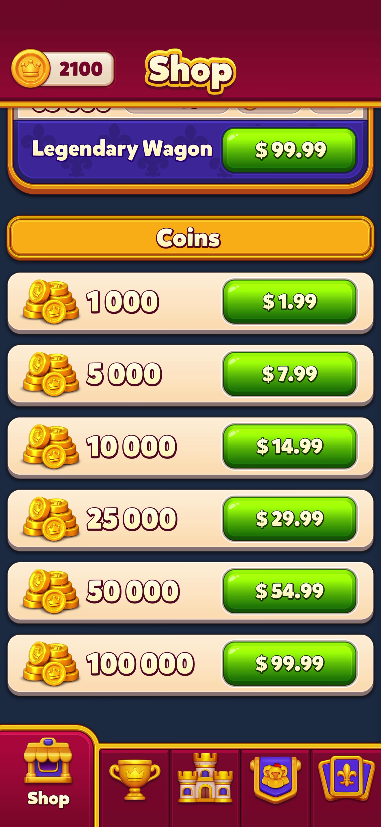 Royal Kingdom — Shop