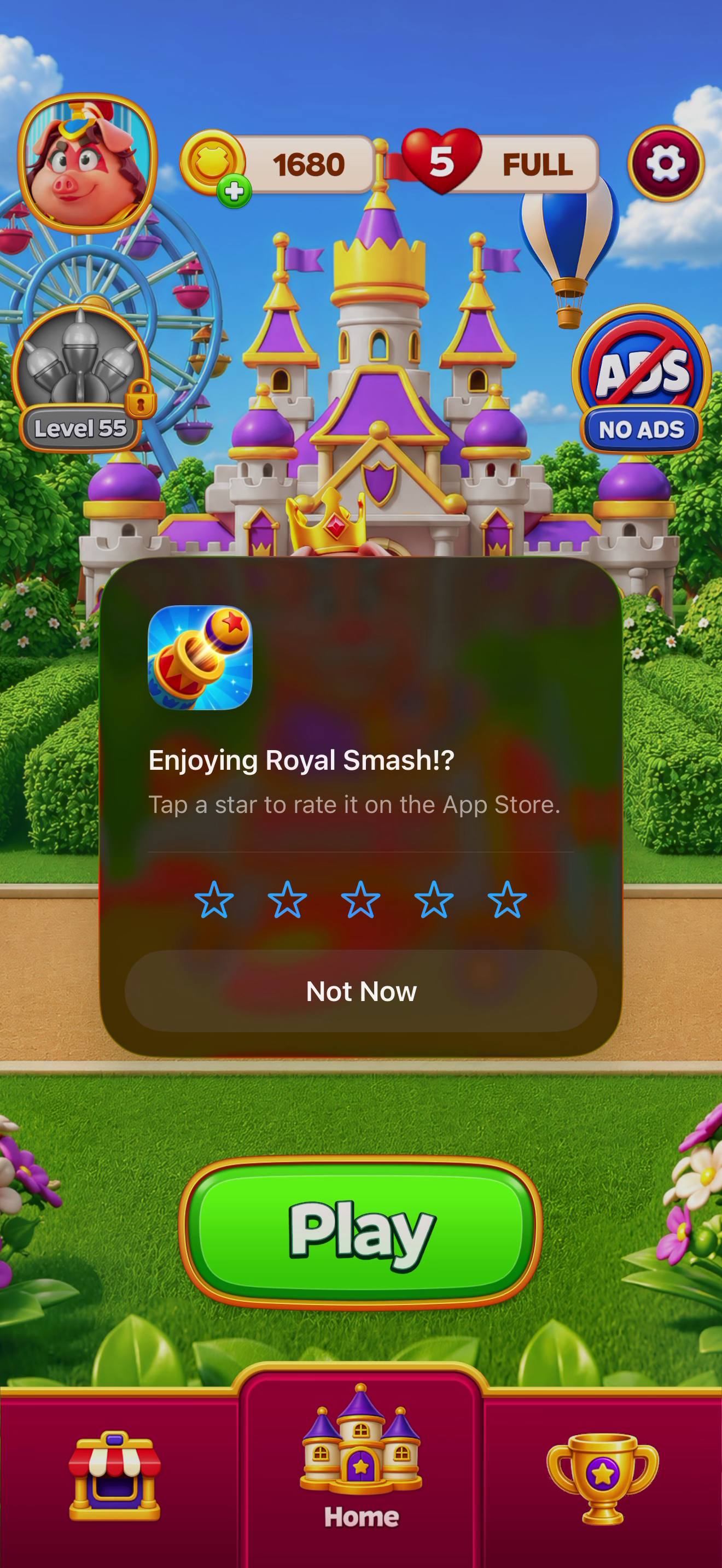 Royal Smash — Notifications